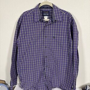 Wrangler‎ George Strait LS Men's Button Up xL Plaid Q1